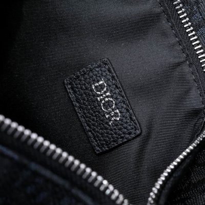 Dior Oblique Jacquard Saddle Bag — 9