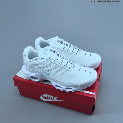 Nike Air Max Plus "Triple White" trainers — 9