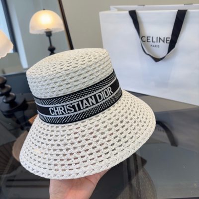 Dior D-Bobby straw bucket hat — 8