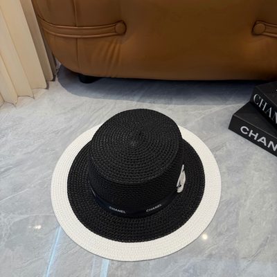 Chanel woven straw hat — 7