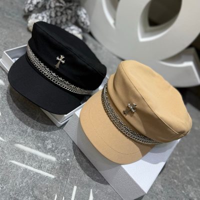 Chrome Hearts flat-top sailor caps — 9