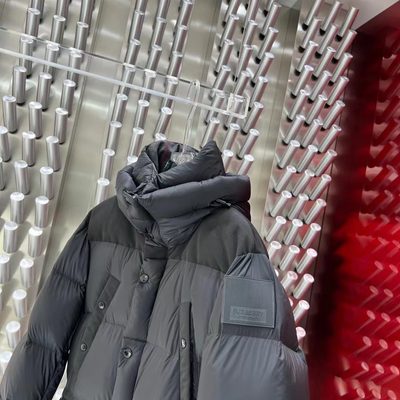 Burberry 'Lindford' Check Down Puffer Jacket — 6