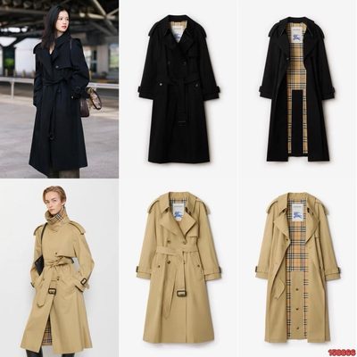 Burberry Long Gabardine Fitzrovia Trench Coat — 11
