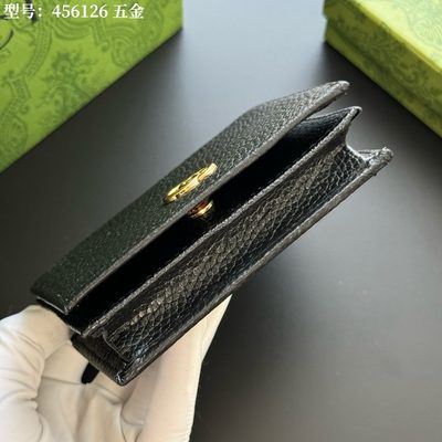 Gucci GG Marmont leather card case wallet — 10