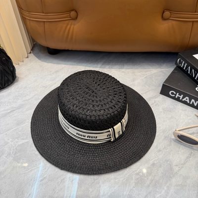 Dior D-Bobby Large Brim Straw Hat — 3