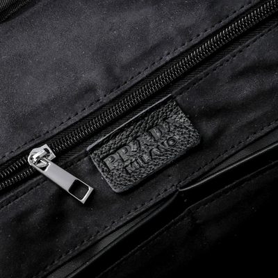Prada leather briefcase — 9