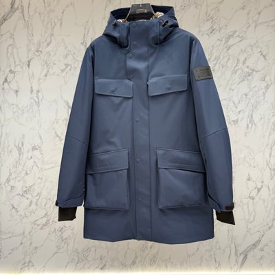 Burberry patch-pocket parka coats — 8