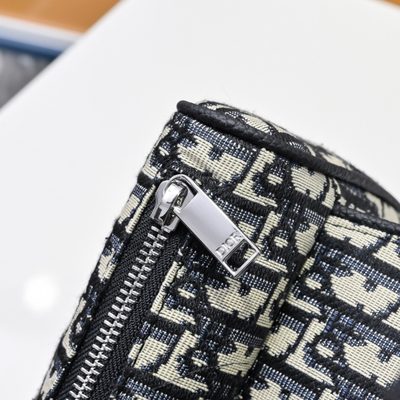 Dior Oblique Jacquard Saddle Bag — 8
