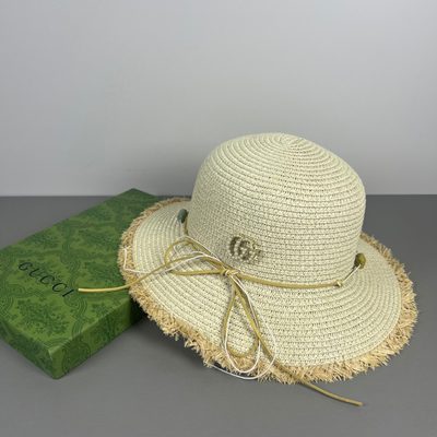 Gucci straw sun hats — 3