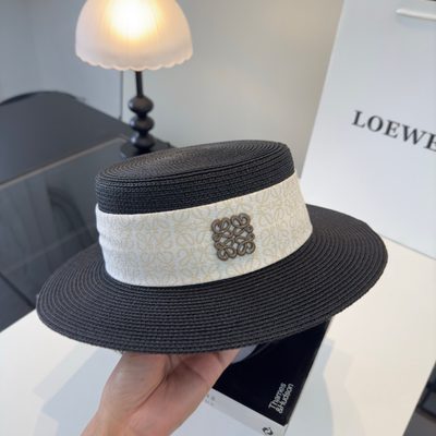 Loewe Paula's Ibiza raffia boater hat — 3