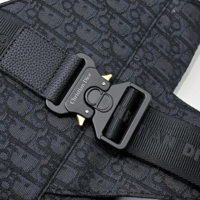 Dior Oblique Jacquard Saddle Bag — 4