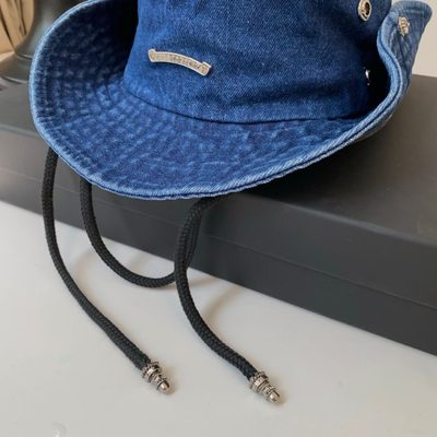 Chrome Hearts Denim Turbo Diesel Crank Bait Fishing Hat — 3