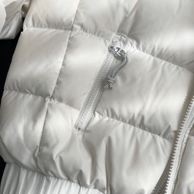 The North Face white cropped puffer jacket — 8