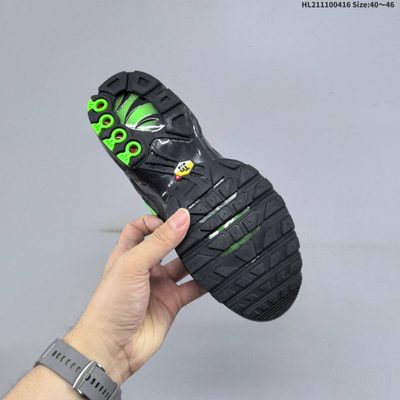 NIKE Air Max Plus TN Black Green Strike — 6