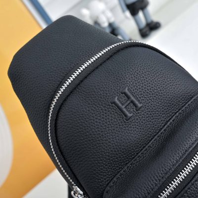 Hermes leather sling bag — 5