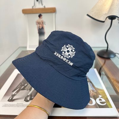 Chrome Hearts dark grey bucket hat — 7