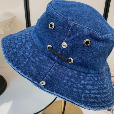 Chrome Hearts Denim Turbo Diesel Crank Bait Fishing Hat — 12
