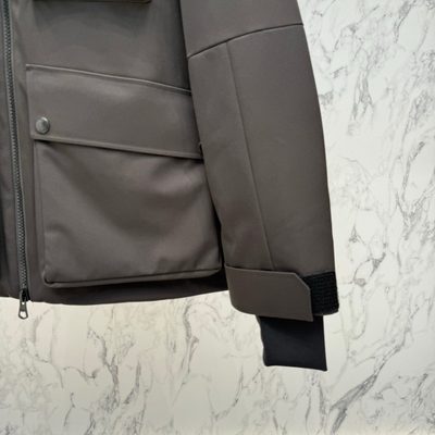Burberry hooded utility jacket with four front patch pockets — 8