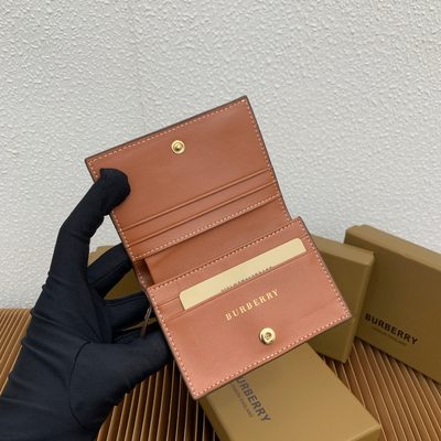 Burberry Small Check Folding Wallet — 7