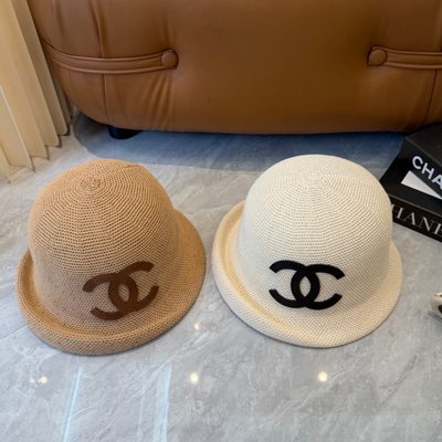 Chanel white cotton bucket hat — 8