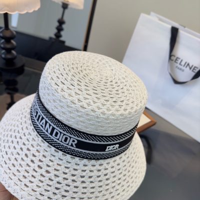 Dior D-Bobby straw bucket hat — 7