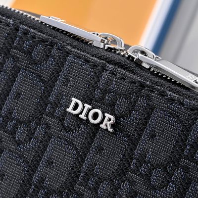 Dior Zipped Pouch with Strap — 4