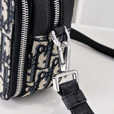 Dior Zipped Pouch with Strap — 6