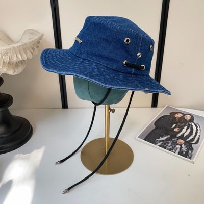 Chrome Hearts Denim Turbo Diesel Crank Bait Fishing Hat — 8