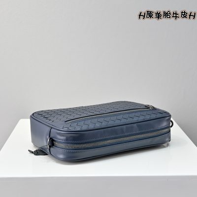 Bottega Veneta blue small leather Intrecciato bag — 6