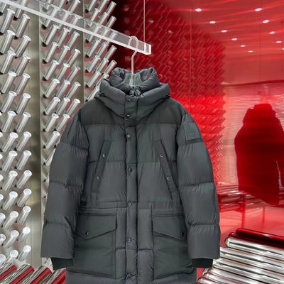 Burberry 'Lindford' Check Down Puffer Jacket