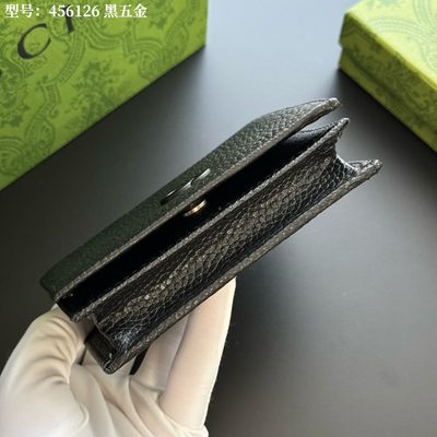 Gucci GG Marmont leather card case wallet — 8