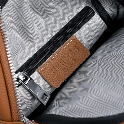 Hermes leather sling bag — 9