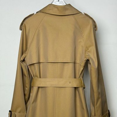 Burberry Long Gabardine Fitzrovia Trench Coat — 7