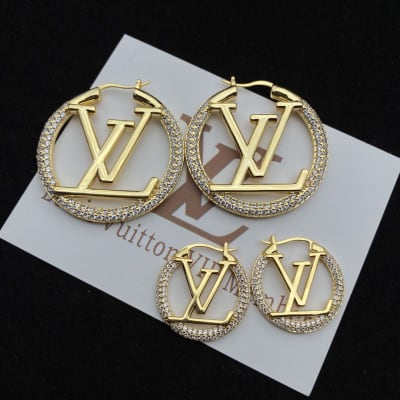 Louis Vuitton Louise hoop earrings