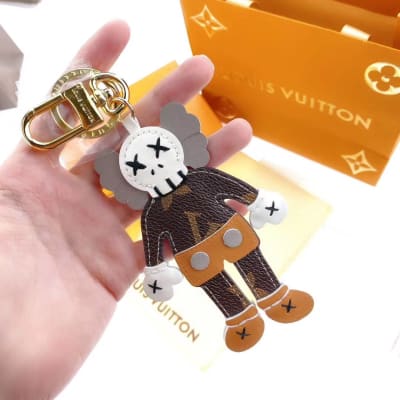 Louis Vuitton x KAWS leather character bag charms