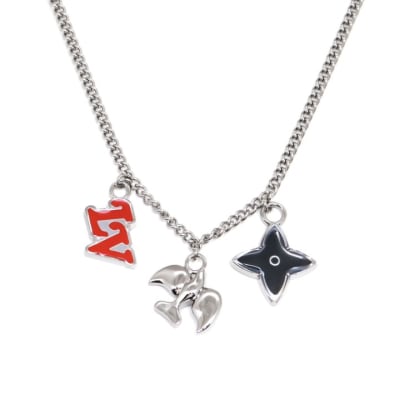 Louis Vuitton Colier LV Dove charm necklace