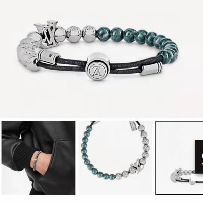 Louis Vuitton Monogram beads bracelet